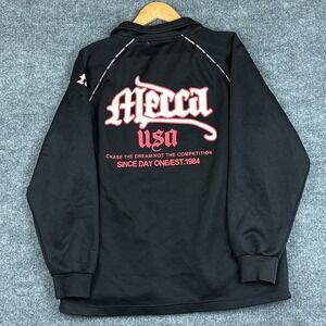 VTG Mecca USA Track Jacket Chase The Dream Medium Fleece Full Zip Streetwear Rap